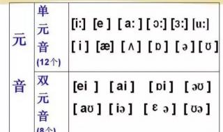 英语48个国际音标表